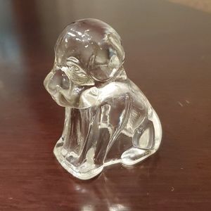 Vintage Glass Floppy Ear Dog